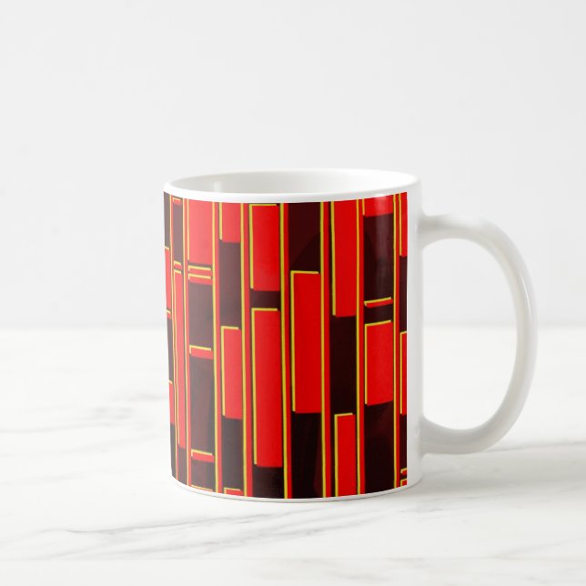 Mug Abstraite inspirée par le textile africain (Droite)