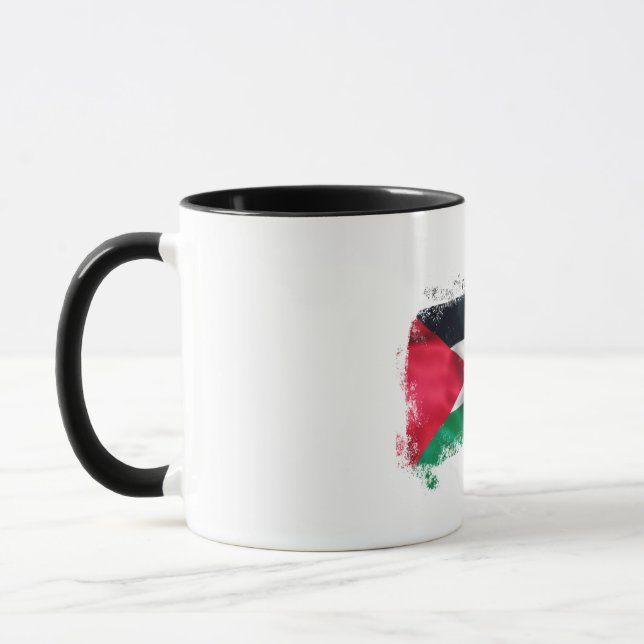 Mug abstrak Ekspresionisme palestina (Gauche)