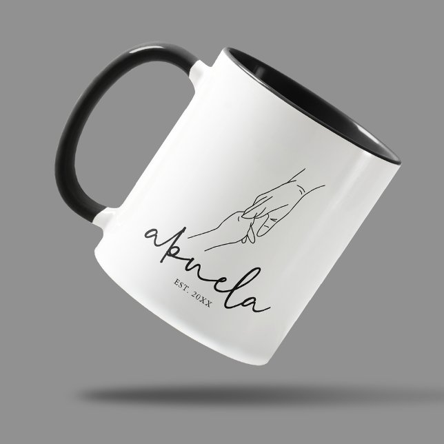 Mug Abuela Moderne Établie (Créateur téléchargé)