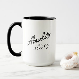 Mug Abuelito Année de grossesse Révélation & Fête des