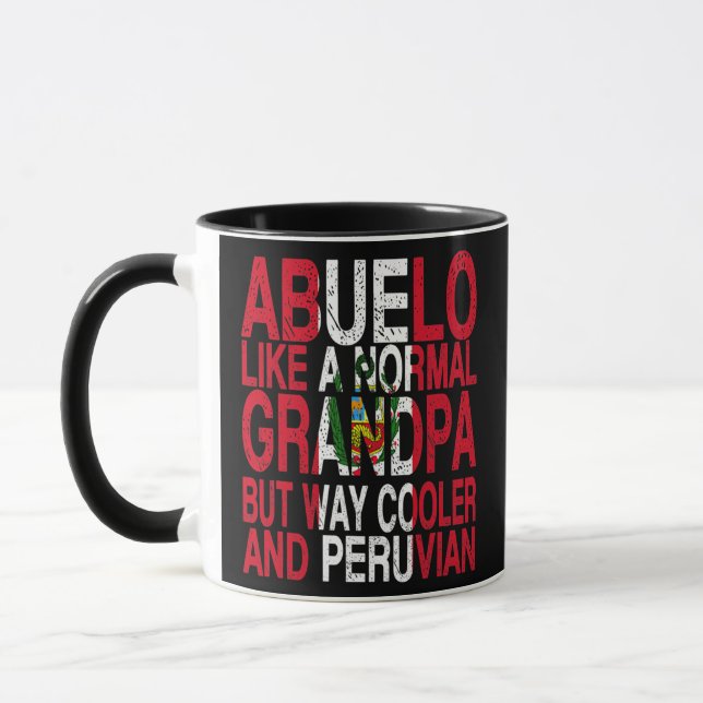 Mug Abuelo Grandpa Fête des pères péruvienne  (Gauche)