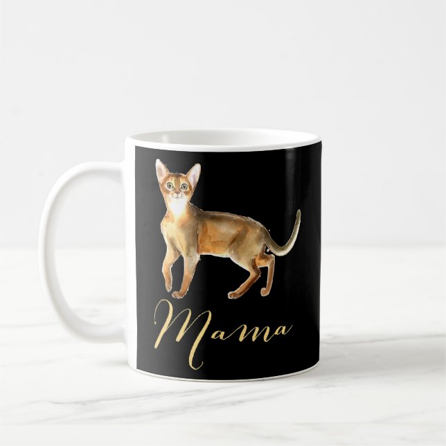 Mug Abyssinian Chat Mama Chat Maman Chat Maman Chat Mo (Gauche)