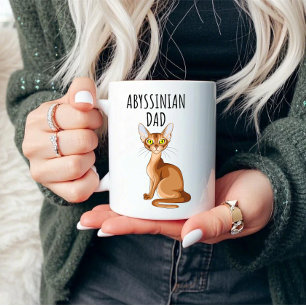 Mug Abyssinian Chat Papa