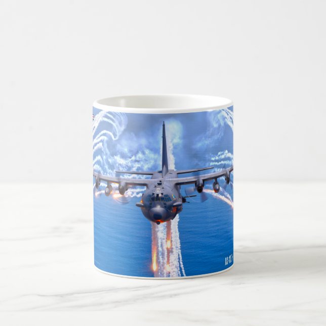 Mug AC-130H SPECTER Flares! (Centre)