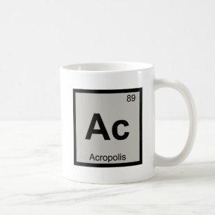 Mug Ac - Symbole de chimie de l'architecture de l'Acro