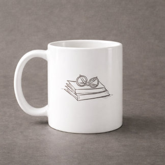 Mug Academia Sombre – Art du Livre Ancien | Cadeau pou