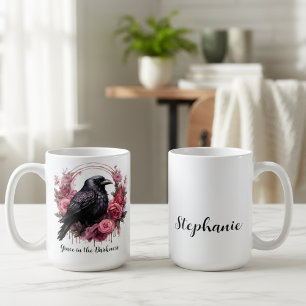 Mug Academia sombre gothique corbeau lunatique