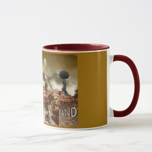 Mug Académie de sorcellerie d'Objectivist (Droite)
