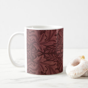 Mug Acanthus de William Morris, Vintage textile floral