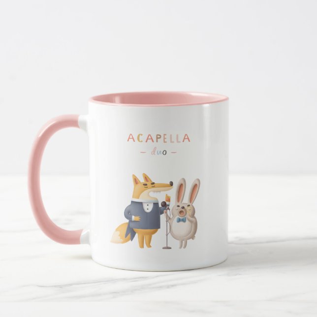Mug Acapella Duo Mug, animal des bois (Gauche)