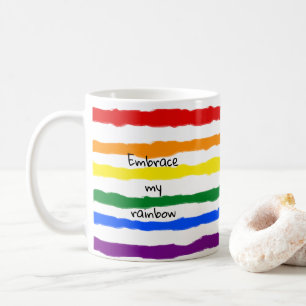 Mug Accéder au texte personnalisé de mon arc-en-ciel