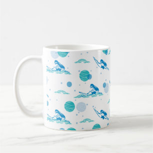 Mug Accéder et nager Art Motif