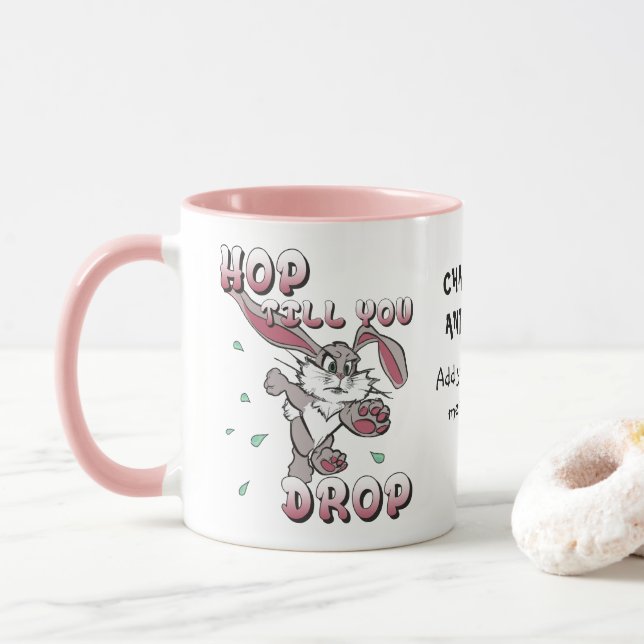 Mug Accéder jusqu'à ce que vous abandonniez la personn (Avec donut)