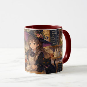 Mug Accent de Chat à l'heure du Thé de Sorcière Co