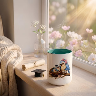 Mug Accent Oiseau Mignon