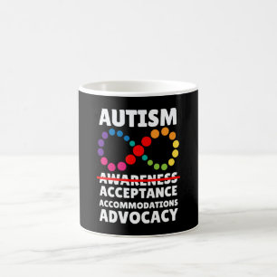 Mug Acceptation de la défense de l'autisme