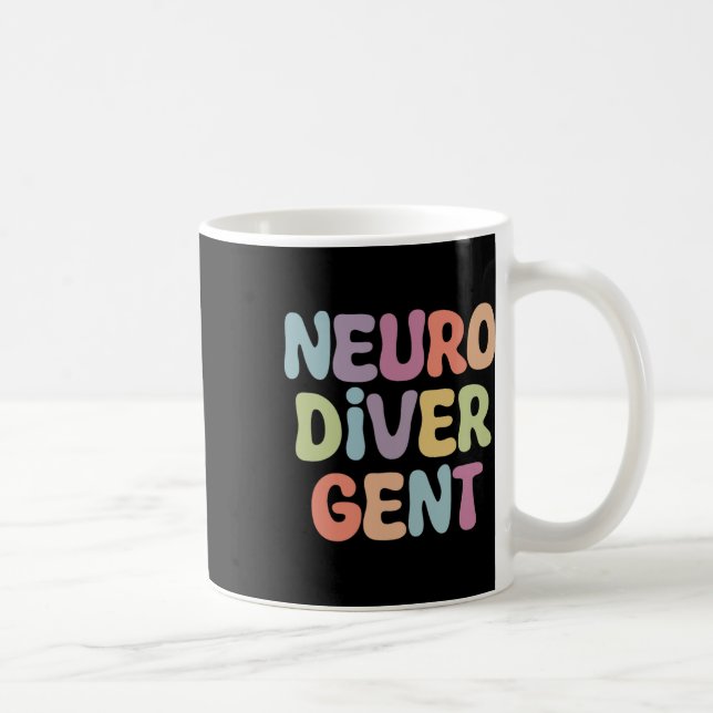 Mug Acceptation de la Sensibilisation sur l'autisme de (Droite)