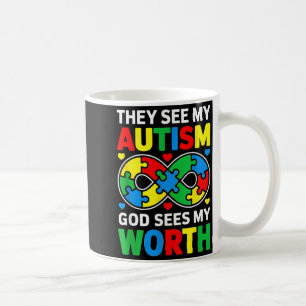 Mug Acceptation de l'autisme pour les hommes les femme