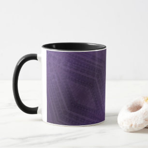 Mug Acceptation   Motif Boho violet écectique