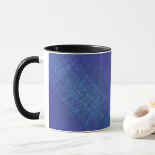 Mug Acceptation   Motif de Blue Indigo Violet Shibori