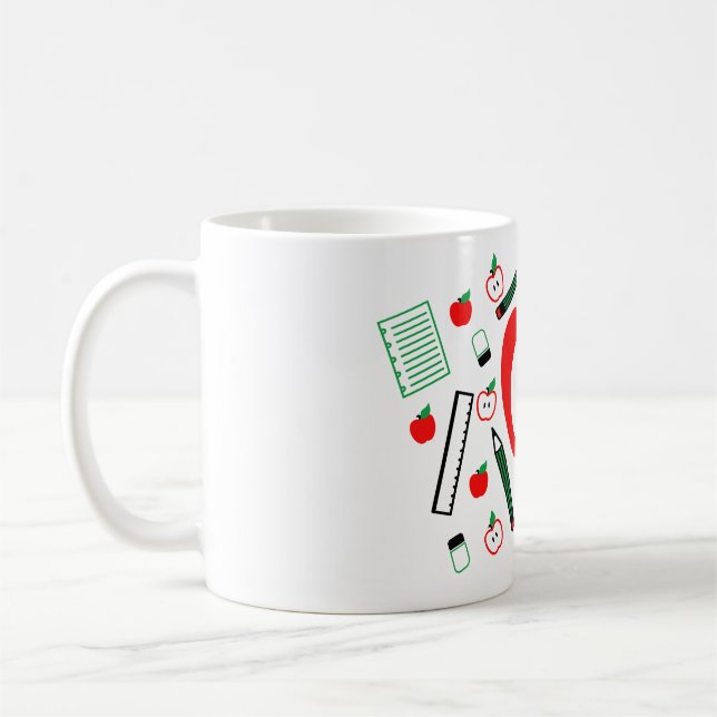 Mug Accessoires de vie d'enseignant (Gauche)