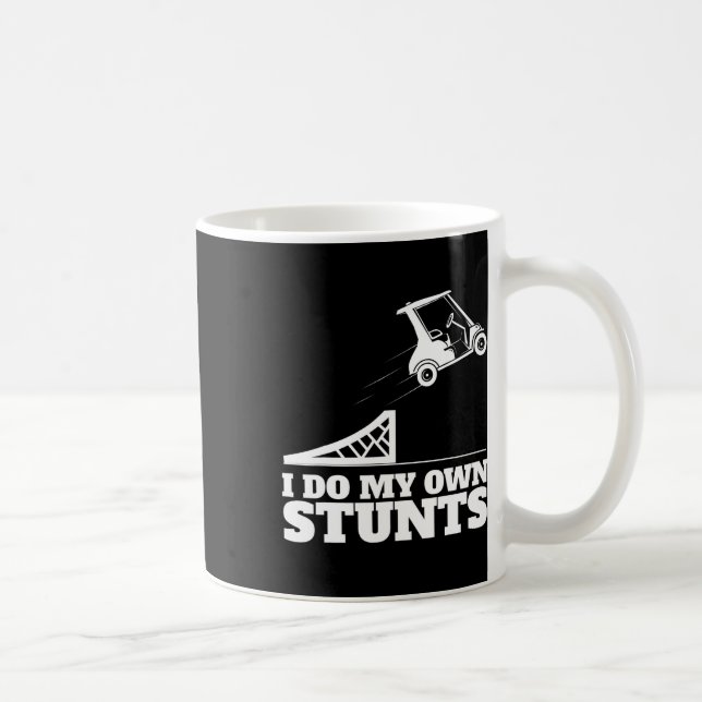 Mug Accident de chariot de golf Je fais mes propres ca (Droite)