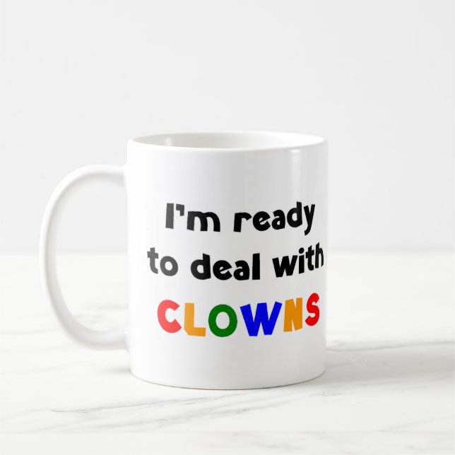 Mug accord clown avec (Gauche)
