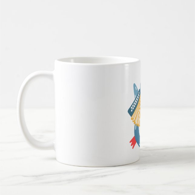 Mug Accordéon de pingouin (Gauche)