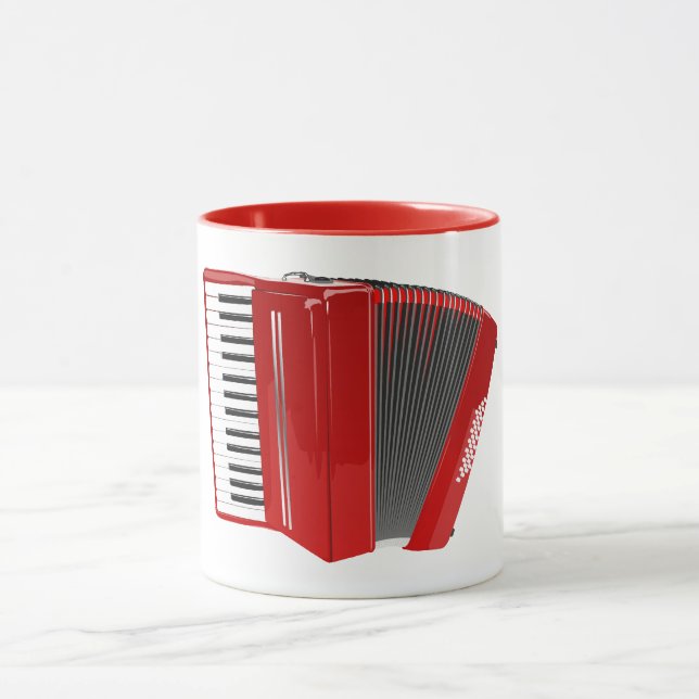 MUG ACCORDÉON ROUGE (Centre)