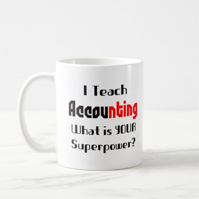 Mug accounting teach (Gauche)