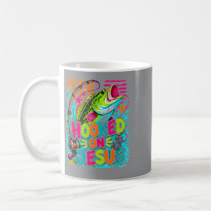 Mug Accro à Jésus Drôle de pêcheur chrétien de poisson