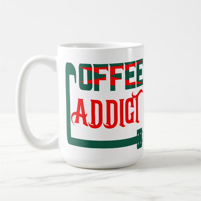 Mug Accro au café (Gauche)