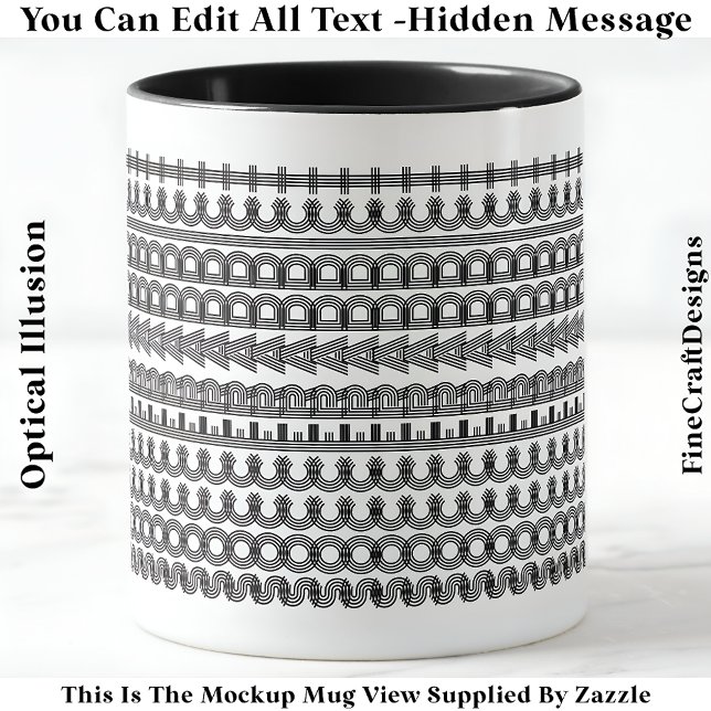 Mug Accro au foot Message Caché Cadeau Drôle 111B (Créateur téléchargé)