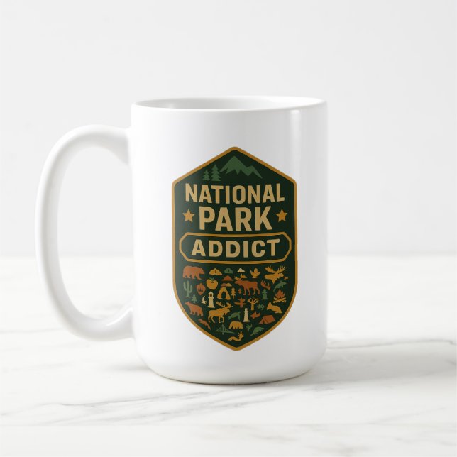 Mug Accro au Parc National Premium (Gauche)