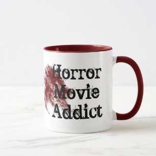 Mug accro aux films d'horreur
