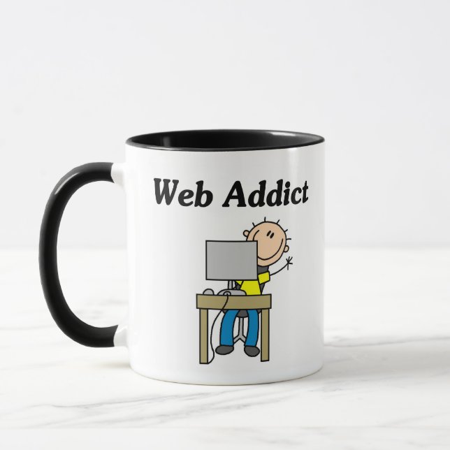 Mug Accro du Web (Gauche)