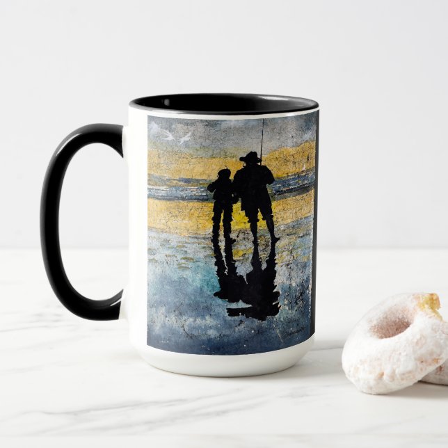Mug Accroché à un Moment © –  Beaux-Arts (Avec donut)