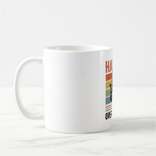 Mug Accroche-toi, laisse-moi réfléchir à cela Une rét