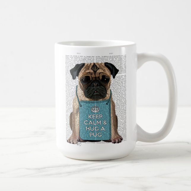 Mug Accrocher un Carlin (Droite)