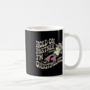 Mug Accrochez-vous à la grenouille de cow-boy Partenai