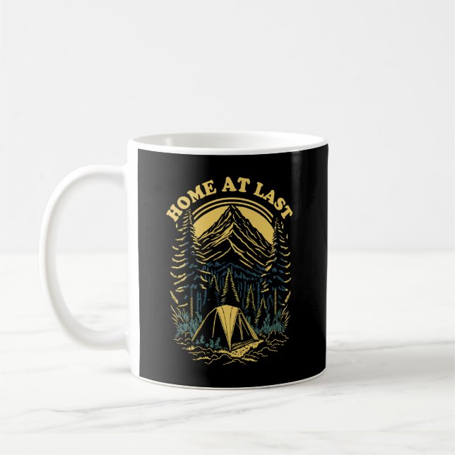 Mug Accueil À Dernier - Camping (Gauche)