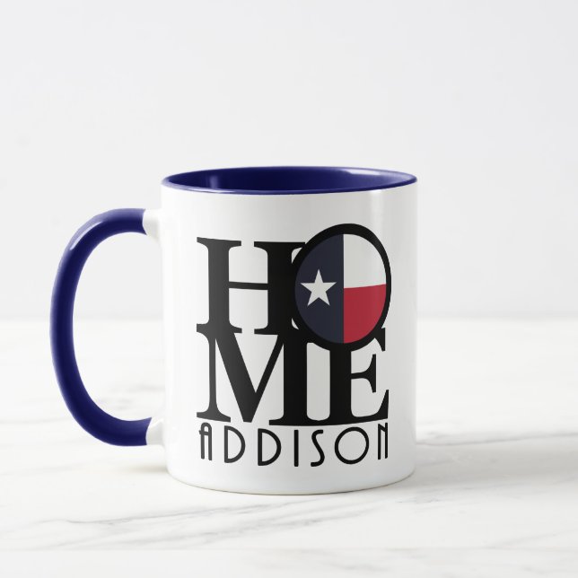 Mug ACCUEIL Addison Texas 11oz (Gauche)
