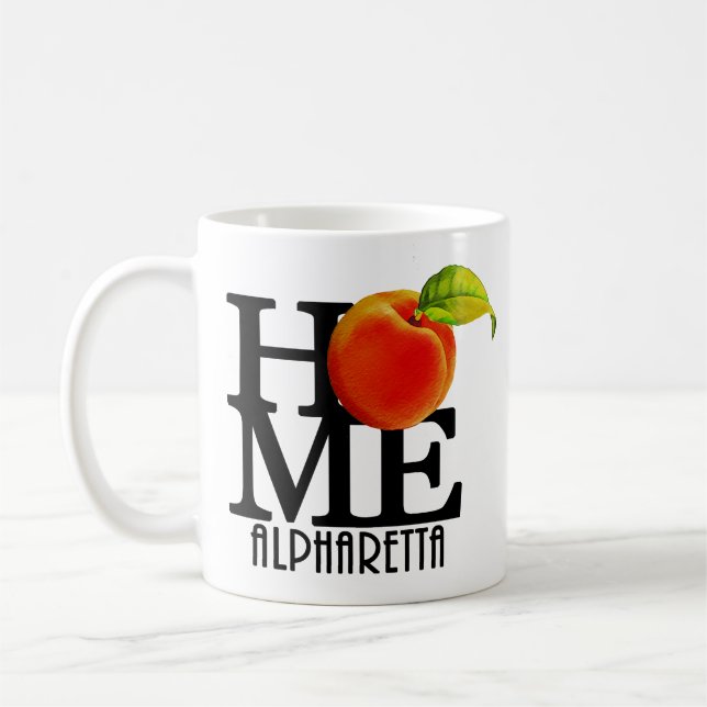 Mug ACCUEIL Alpharetta Géorgie 11oz (Gauche)
