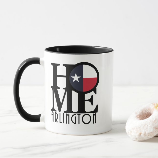 Mug ACCUEIL Arlington TX (Avec donut)
