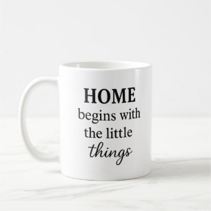 Mug Accueil commence avec les petites choses - Inspira