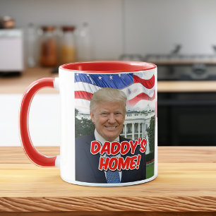 Mug Accueil de papa Le Président Donald Trump 2024 Pat