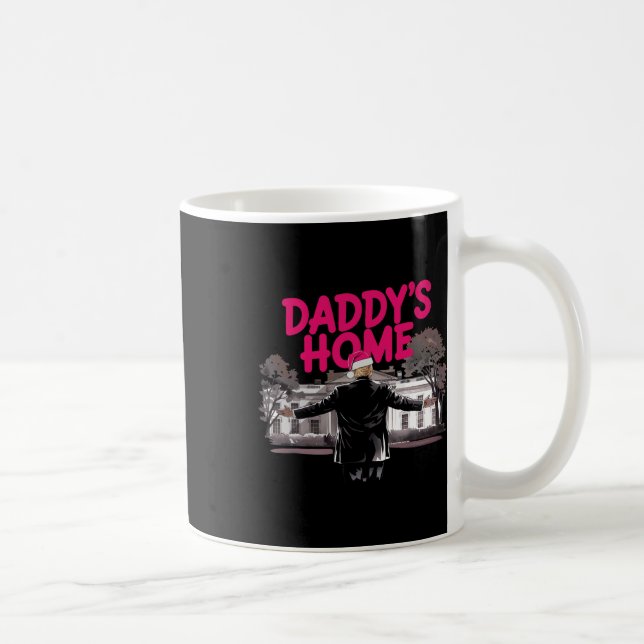 Mug Accueil de papa Trump Noël Maison Blanche Revenez  (Droite)