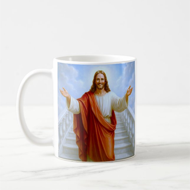 Mug Accueil des étapes de sauveur (Gauche)