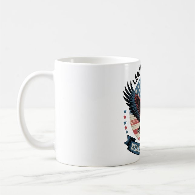 Mug Accueil du Free Patriotic Eagle Art (Gauche)