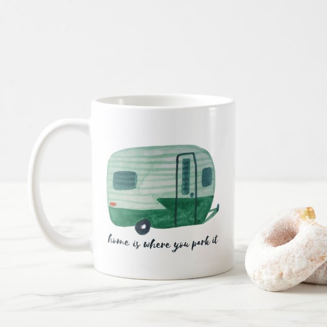 MUG ACCUEIL EST L'ENDROIT OÙ VOUS PARK IT AQUATICOLE R (Avec donut)